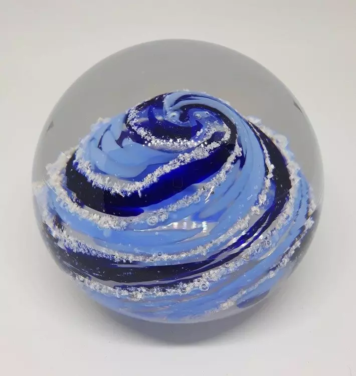 Dog sale ashes glass